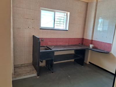 Kitchen Image of 650 Sq.ft 1 BHK Apartment / Flat for rent in Rangraj Nagar Solapur for Rs. 7500