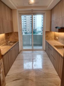 Kitchen Image of 3090 Sq.ft 3 BHK Apartment / Flat for rent in Ambience Creacions, Sector 22 Gurgaon for Rs. 110000