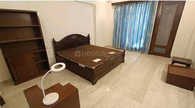 Bedroom Image of 1200 Sq.ft 1 BHK Builder Floor for rent in Chittaranjan Park New Delhi for Rs. 43000