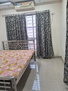 Bedroom Image of 1950 Sq.ft 4 BHK Apartment / Flat for rent in Chinar Park Kolkata for Rs. 40000