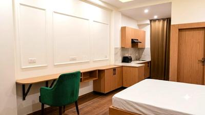 Bedroom Image of 300 Sq.ft 1 RK Apartment / Flat for rent in Sector 41 Gurgaon for Rs. 25000