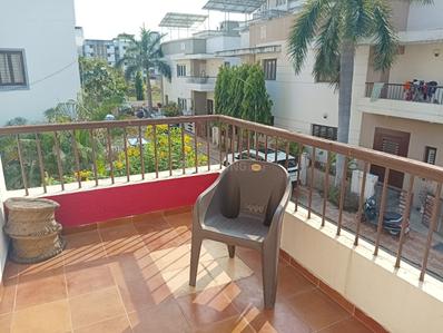Balcony Image of 2900 Sq.ft 3 BHK Duplex for rent in New Alkapuri Vadodara for Rs. 35000