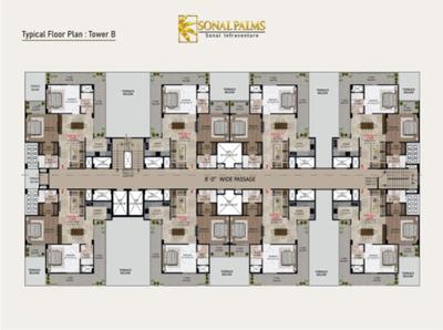Image of 635 Sq.ft 1 BHK Apartment / Flat for sale in Sonal Palms, Jhusi, Allahabad for Rs. 3524250
