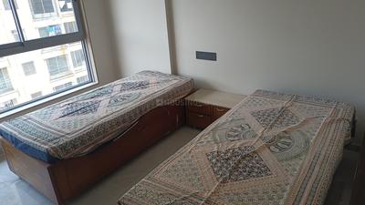 Bedroom Image of 850 Sq.ft 2 BHK Apartment / Flat for rent in Sunshine Samriddhi Garden Wing C Gulmohar Wing D Deodhar, Bhandup West Mumbai for Rs. 50000