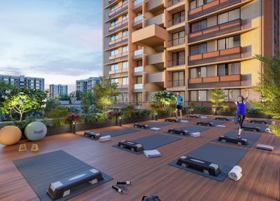 Image of 1845 Sq.ft 3 BHK Apartment / Flat for sale in Signor Skyline, Zundal, Ahmedabad for Rs. 7020000