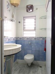 Bedroom One Image of 1200 Sq.ft 2 BHK Apartment / Flat for rent in Kalighat Kolkata for Rs. 45000