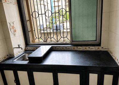 Kitchen Image of 275 Sq.ft 1 RK Apartment / Flat for sale in Thane East Thane for Rs. 3500000
