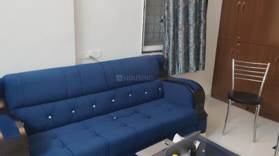 Living Room Image of 500 Sq.ft 1 BHK Apartment / Flat for rent in Kharadi Annex Pune for Rs. 30000