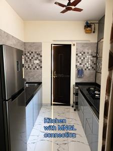 Kitchen Image of 697 Sq.ft 1.5 BHK Apartment / Flat for sale in Chikhali Pune for Rs. 4500000
