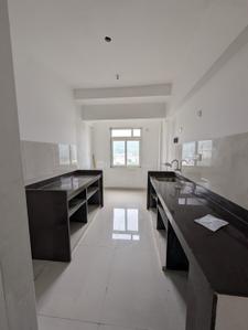 Kitchen Image of 760 Sq.ft 1 BHK Apartment / Flat for rent in Parth Lakeview, Dighe Thane for Rs. 35000