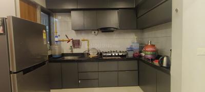 Kitchen Image of 1000 Sq.ft 2 BHK Apartment / Flat for rent in Shaligram Prime, South Bopal Ahmedabad for Rs. 36000