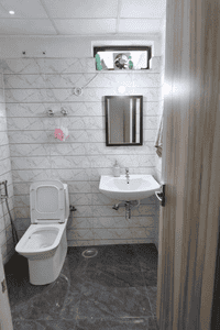 Bathroom Image of 600 Sq.ft 2 BHK Apartment / Flat for sale in Baberpur Mandi Panipat for Rs. 4800000