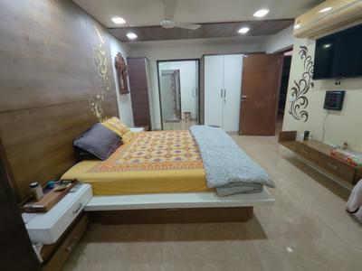 Bedroom Image of 3150 Sq.ft 4 BHK Apartment / Flat for sale in Sheladia Pushkar Apartments, Bodakdev Ahmedabad for Rs. 30000000