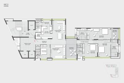 Image of 4260 Sq.ft 4 BHK Apartment / Flat for sale in Madhav Oeuvre 2, Bodakdev, Ahmedabad for Rs. 41000000