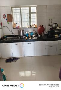 Kitchen Image of 1200 Sq.ft 2 BHK Apartment / Flat for rent in Eisha Basilla, Kondhwa Pune for Rs. 25000