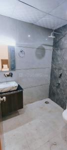 Bathroom Image of 350 Sq.ft 1 RK Builder Floor for rent in Sector 46 Gurgaon for Rs. 24000
