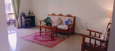 Living Room Image of 690 Sq.ft 1.5 BHK Apartment / Flat for rent in  Tropical Dreams, Siolim Goa for Rs. 30000