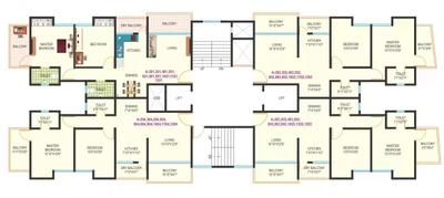 Image of 1025 Sq.ft 2 BHK Apartment / Flat for sale in Gawade Galaxy, Ravet, Pune for Rs. 7120000