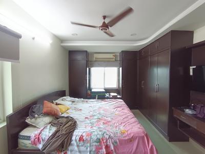 Bedroom Image of 1650 Sq.ft 3 BHK Apartment / Flat for rent in Habsiguda Hyderabad for Rs. 40000