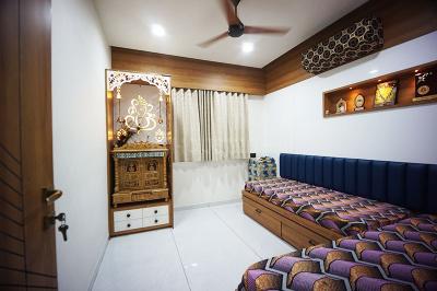 Bedroom Image of 2025 Sq.ft 3 BHK Apartment / Flat for sale in Nikol Ahmedabad for Rs. 9900000