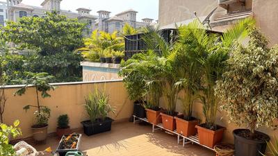 Balcony Image of 550 Sq.ft 1 BHK Apartment / Flat for rent in Karia Konark Campus, Viman Nagar Pune for Rs. 40000