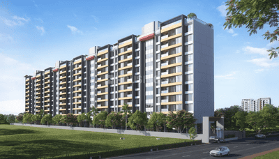 Image of 1093 Sq.ft 2 BHK Apartment / Flat for sale in Gajlakshmi Geo Aristo, Pimpri, Pune for Rs. 6000000
