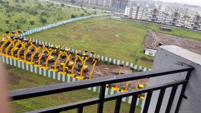 Balcony Image of 1100 Sq.ft 2 BHK Apartment / Flat for rent in Om Sai Venkata Astoria Royals Wing C And D, Ravet Pune for Rs. 23000