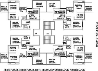 Image of 1298 Sq.ft 3 BHK Apartment / Flat for sale in Kiwale, Pune for Rs. 7458000