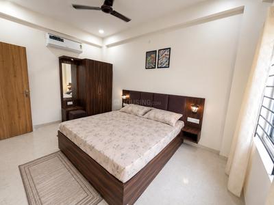 Bedroom Image of 1000 Sq.ft 1 BHK Builder Floor for rent in Mahalakshmi Nagar Indore for Rs. 20000