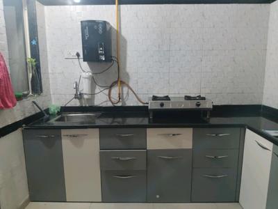 Kitchen Image of 1400 Sq.ft 3 BHK Apartment / Flat for sale in Ratnaakar Verte, South Bopal Ahmedabad for Rs. 8500000