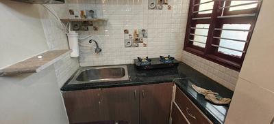 Kitchen Image of 500 Sq.ft 1 BHK Builder Floor for rent in Kalyan Nagar Bengaluru for Rs. 21200