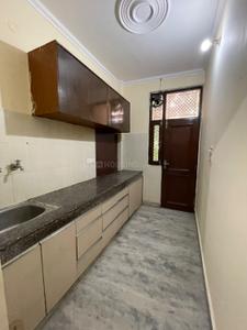 Kitchen Image of 450 Sq.ft 1 BHK Builder Floor for rent in Pitampura New Delhi for Rs. 17000