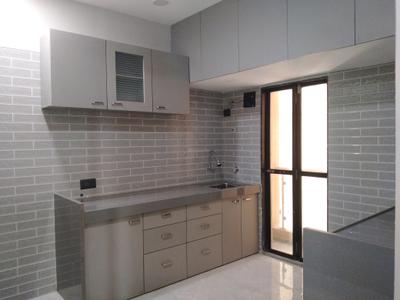 Kitchen Image of 900 Sq.ft 2 BHK Apartment / Flat for sale in Shantee Flamingo Residency, Vasai West Vasai for Rs. 6400000