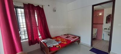 Bedroom Image of 1066 Sq.ft 2 BHK Apartment / Flat for rent in  Cyber Castle Kings Tower, Kazhakkoottam Thiruvananthapuram for Rs. 27000