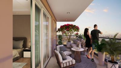Balcony Image of 2100 Sq.ft 4 BHK Apartment / Flat for sale in Saviour Vridhi Towers, Noida Extension Greater Noida for Rs. 19740000