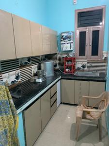 Kitchen Image of 750 Sq.ft 2 BHK Builder Floor for rent in Shivjot Shivjot Apartments, Kharar Mohali for Rs. 7500