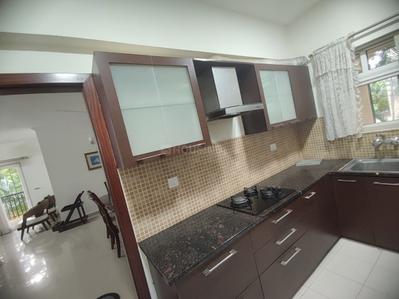 Kitchen Image of 1938 Sq.ft 3 BHK Apartment / Flat for rent in Prestige Kensington Gardens, Jalahalli Bengaluru for Rs. 49000