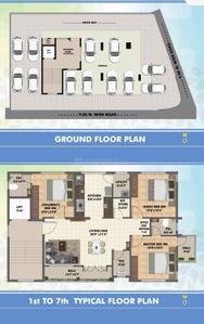 Image of 1355 Sq.ft 3 BHK Apartment / Flat for sale in Tapowan, Nashik for Rs. 6000000