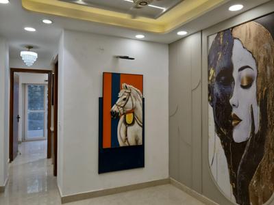 Living Room Image of 600 Sq.ft 2 BHK Apartment / Flat for sale in Hans Builders Floor, Dwarka Mor New Delhi for Rs. 3900000