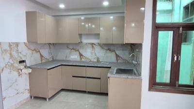 Kitchen Image of 1000 Sq.ft 2 BHK Builder Floor for sale in Rajpur Khurd Extension New Delhi for Rs. 5000000