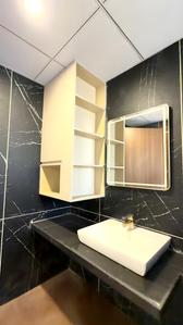Bathroom Image of 3200 Sq.ft 4 BHK Apartment / Flat for rent in Darshanam Club Life, Undera Vadodara for Rs. 60000