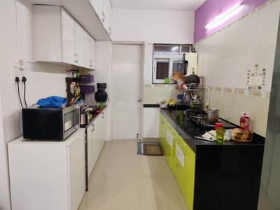 Kitchen Image of 1050 Sq.ft 2 BHK Apartment / Flat for rent in Magarpatta Iris, Magarpatta City Pune for Rs. 48000