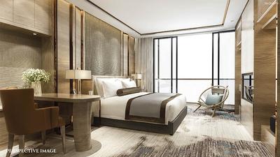 Bedroom Image of 1530 Sq.ft 2.5 BHK Apartment / Flat for sale in Shalimar One World Marbella, Gomti Nagar Extension Lucknow for Rs. 15000000