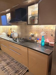 Kitchen Image of 1000 Sq.ft 2 BHK Apartment / Flat for rent in TVS Emerald LightHouse, Chromepet Chennai for Rs. 36000