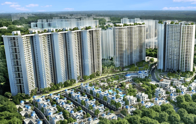 Image of 790 Sq.ft 2 BHK Apartment / Flat for sale in T Bhimjyani The Verraton Infinity Towers, Thane West, Thane for Rs. 16500000