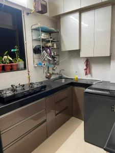 Kitchen Image of 1000 Sq.ft 2 BHK Apartment / Flat for rent in Suncity Complex, Powai Mumbai for Rs. 75000