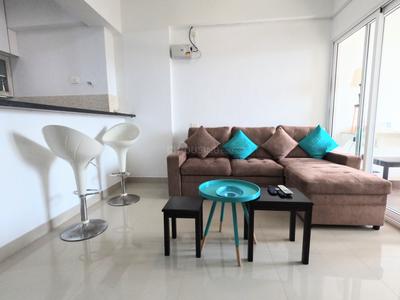 Hall Image of 450 Sq.ft 1 BHK Apartment / Flat for rent in Emami Tejomaya, Navalur Chennai for Rs. 150000