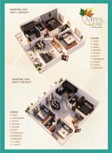 Image of 1340 Sq.ft 2 BHK Apartment / Flat for sale in Kasavanahalli, Bengaluru for Rs. 8710000