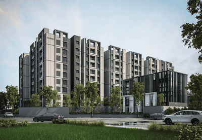 Image of 1713 Sq.ft 3 BHK Apartment / Flat for sale in Silversky The One, Perungalathur, Chennai for Rs. 10600000