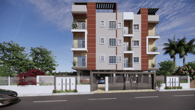Image of 1100 Sq.ft 3 BHK Apartment / Flat for sale in Vip Road, Guwahati for Rs. 5300000
